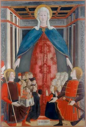 Madonna della Misericordia avec Saint Venance et Saint Sébastien, 1463